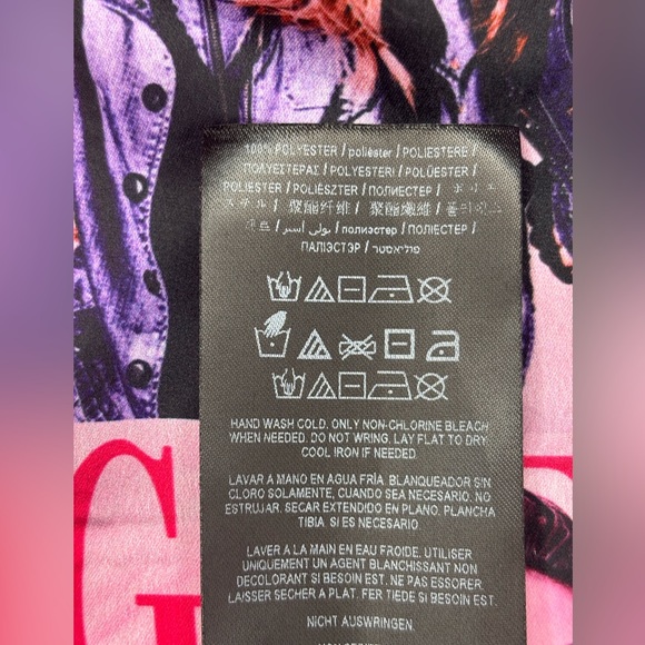 Guess Celeste Magazine Print long sleeve romper - size medium - Picture 14 of 16